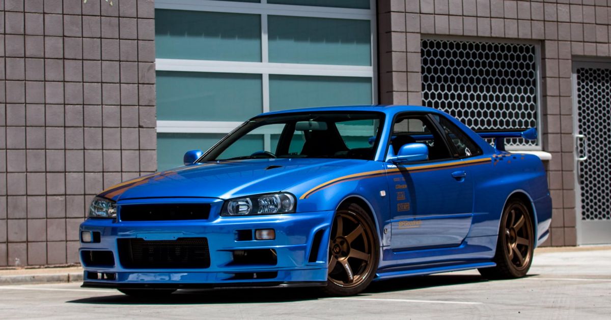 Sold For 840 122 Paul Walker S 2001 Motorex Nissan R34 GT R V Spec II