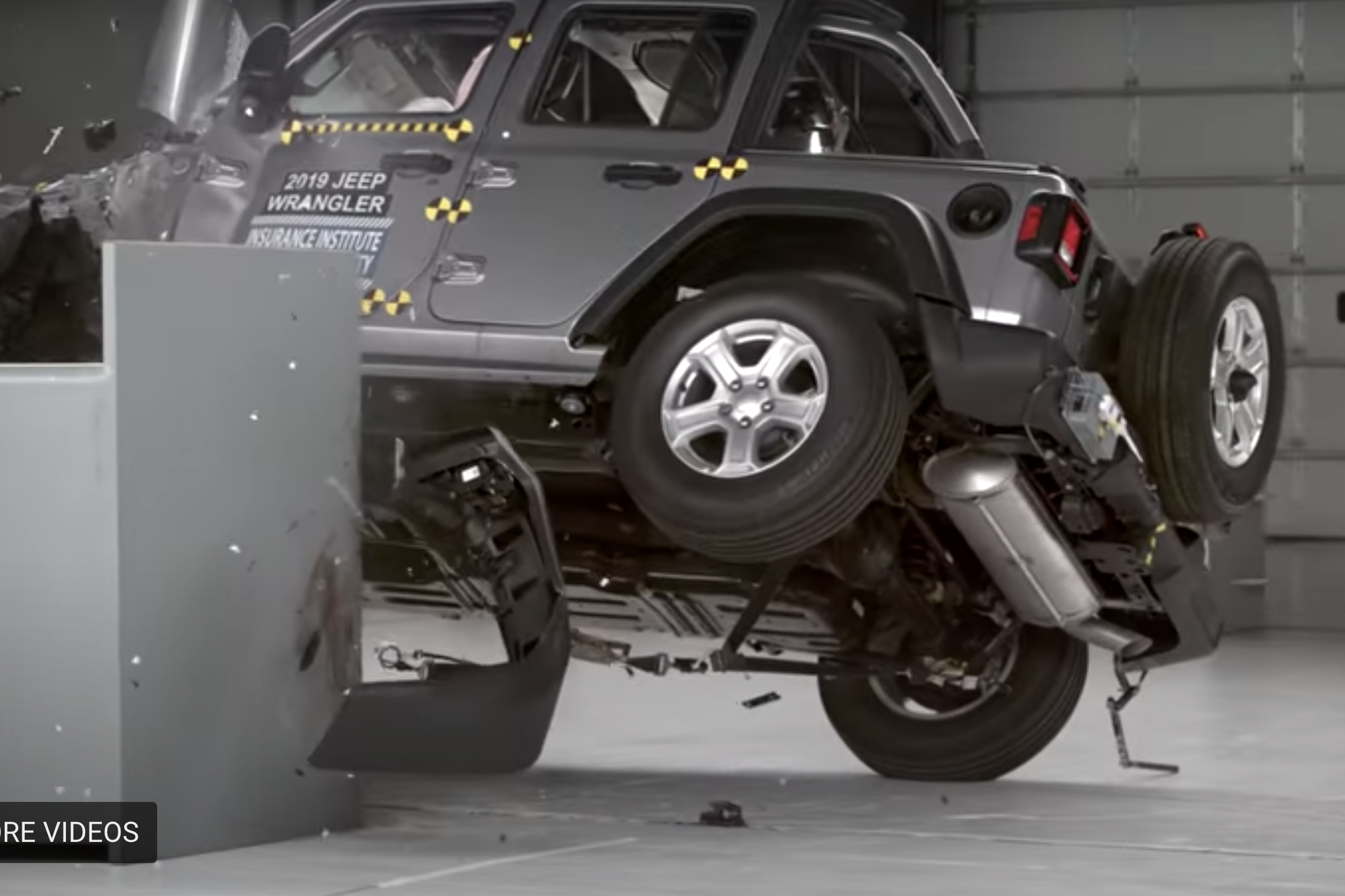 Jeep Wrangler tips in American crash testing | CarExpert