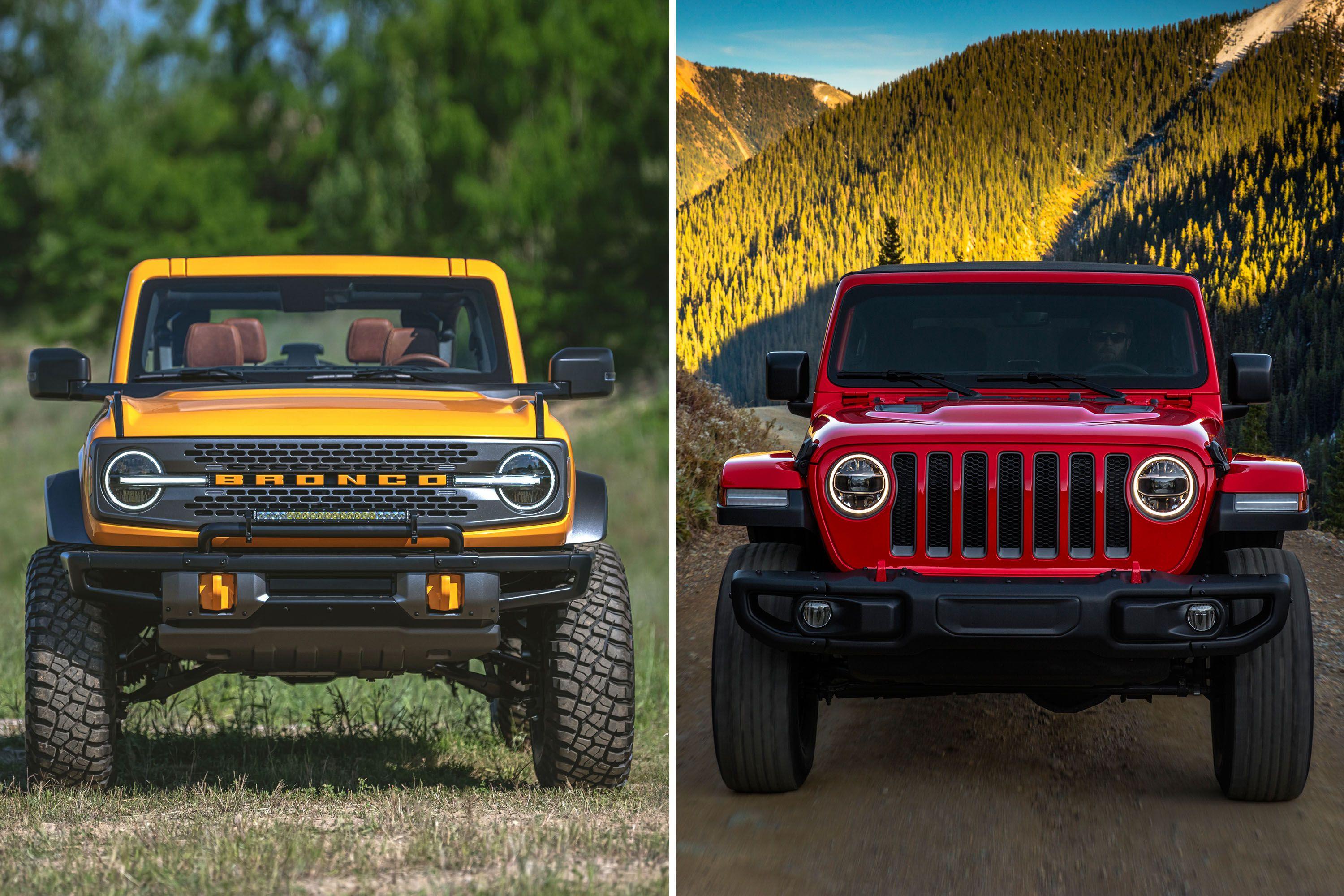 Design Battle: Ford Bronco vs Jeep Wrangler | CarExpert