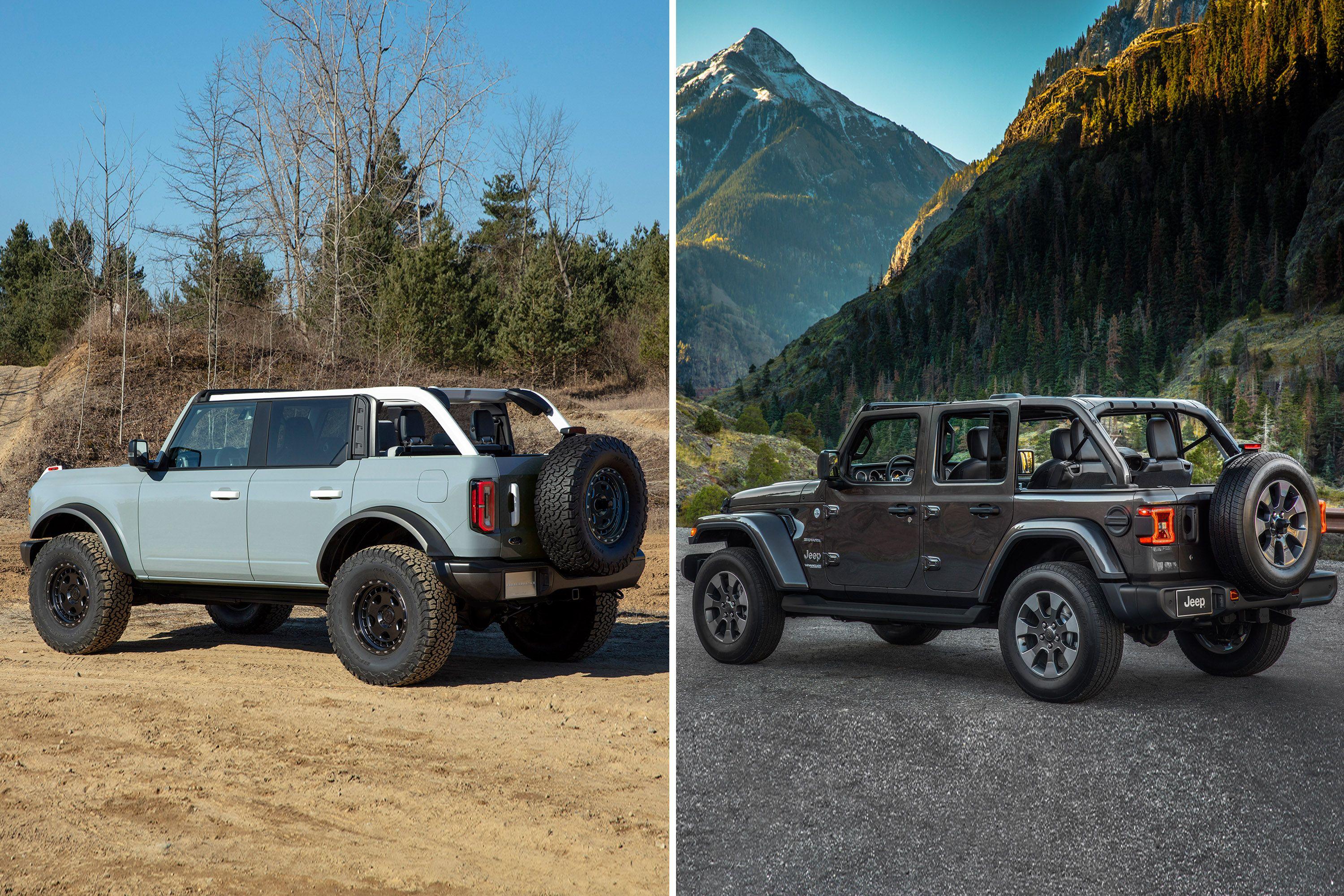 Design Battle: Ford Bronco vs Jeep Wrangler | CarExpert