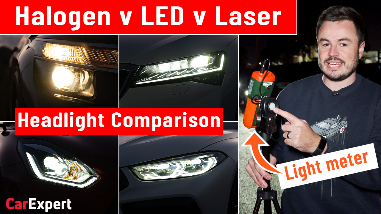 Støvet Afhængighed På forhånd Halogen v LED v matrix LED v laser: Headlights compared and tested |  CarExpert