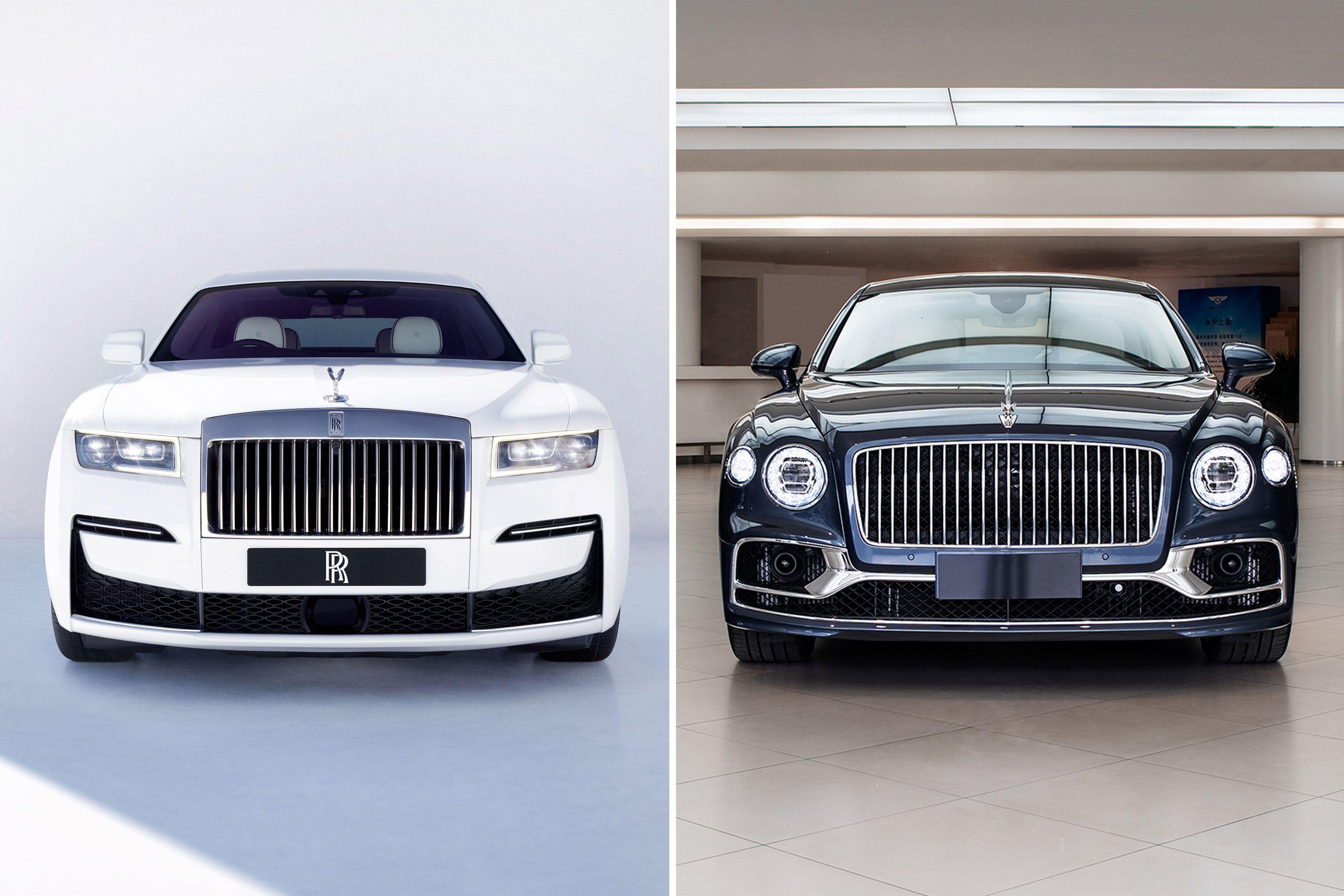 Bộ đôi RollsRoyce Wraith và Bentley Continental GT V8 khoe dáng trong  ngày Tết