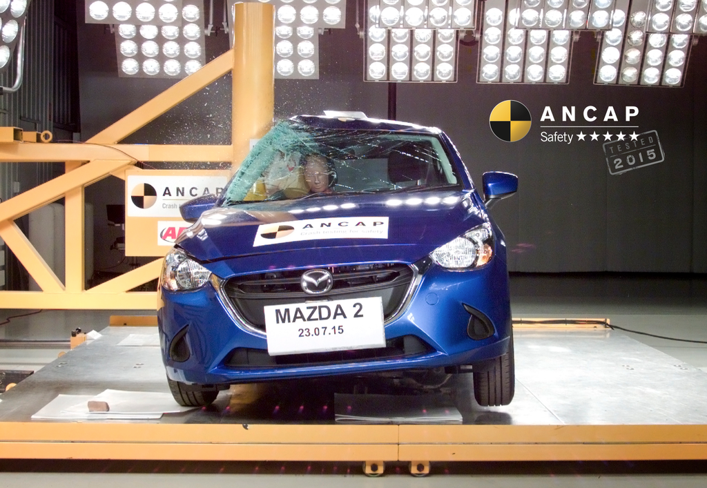 Official MAZDA 2 Hybrid 2020 safety rating