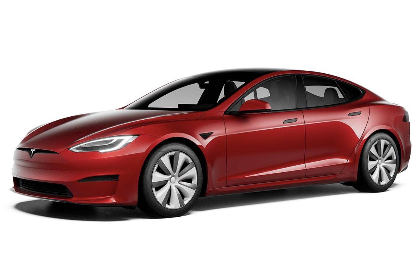 2021 tesla deals model s red