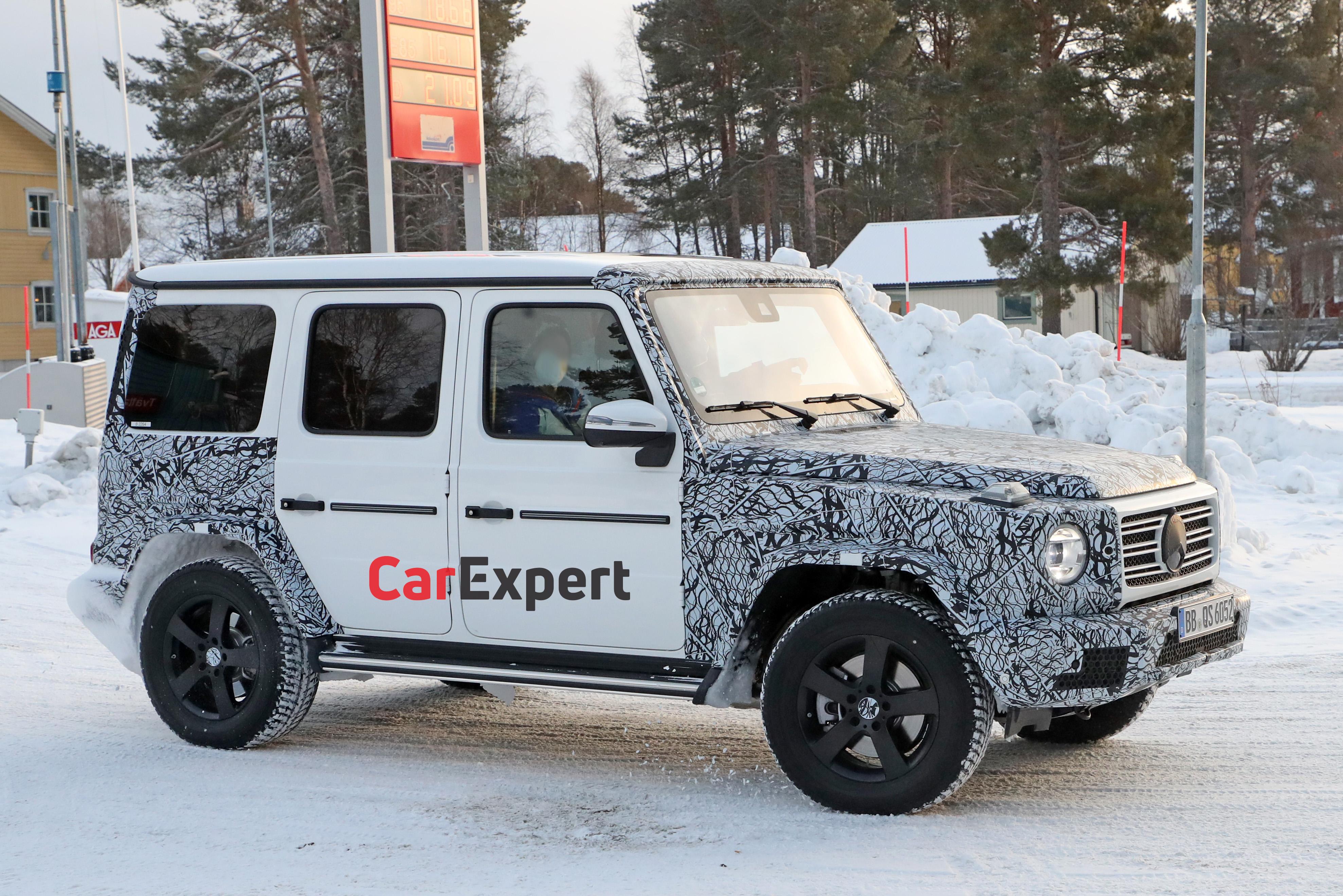 Mercedes-Benz G-Class wearing a giant puffer jacket in photos: G-Wagon gets  runway-ready