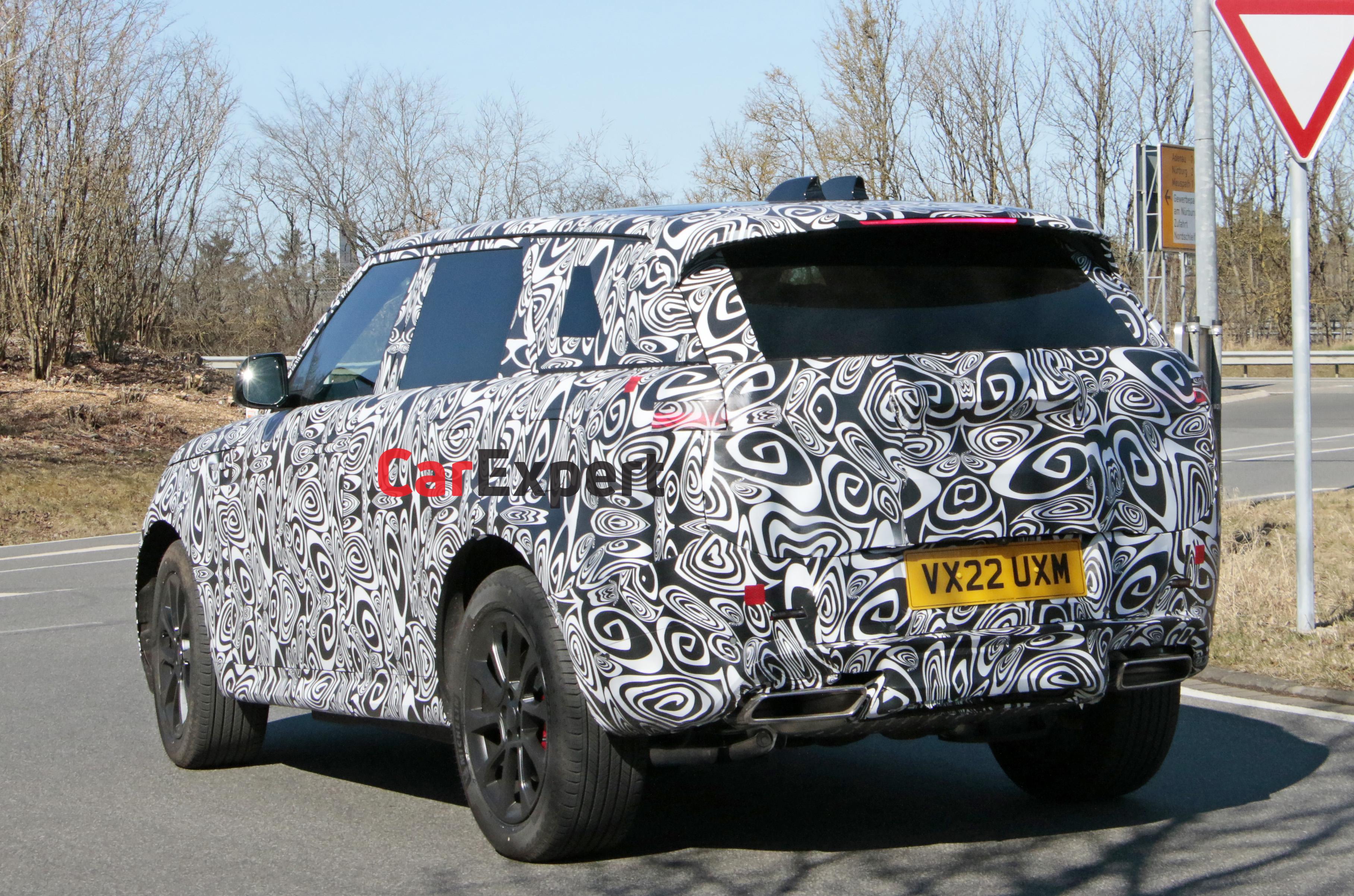 2023 Range Rover Sport spied with less camouflage