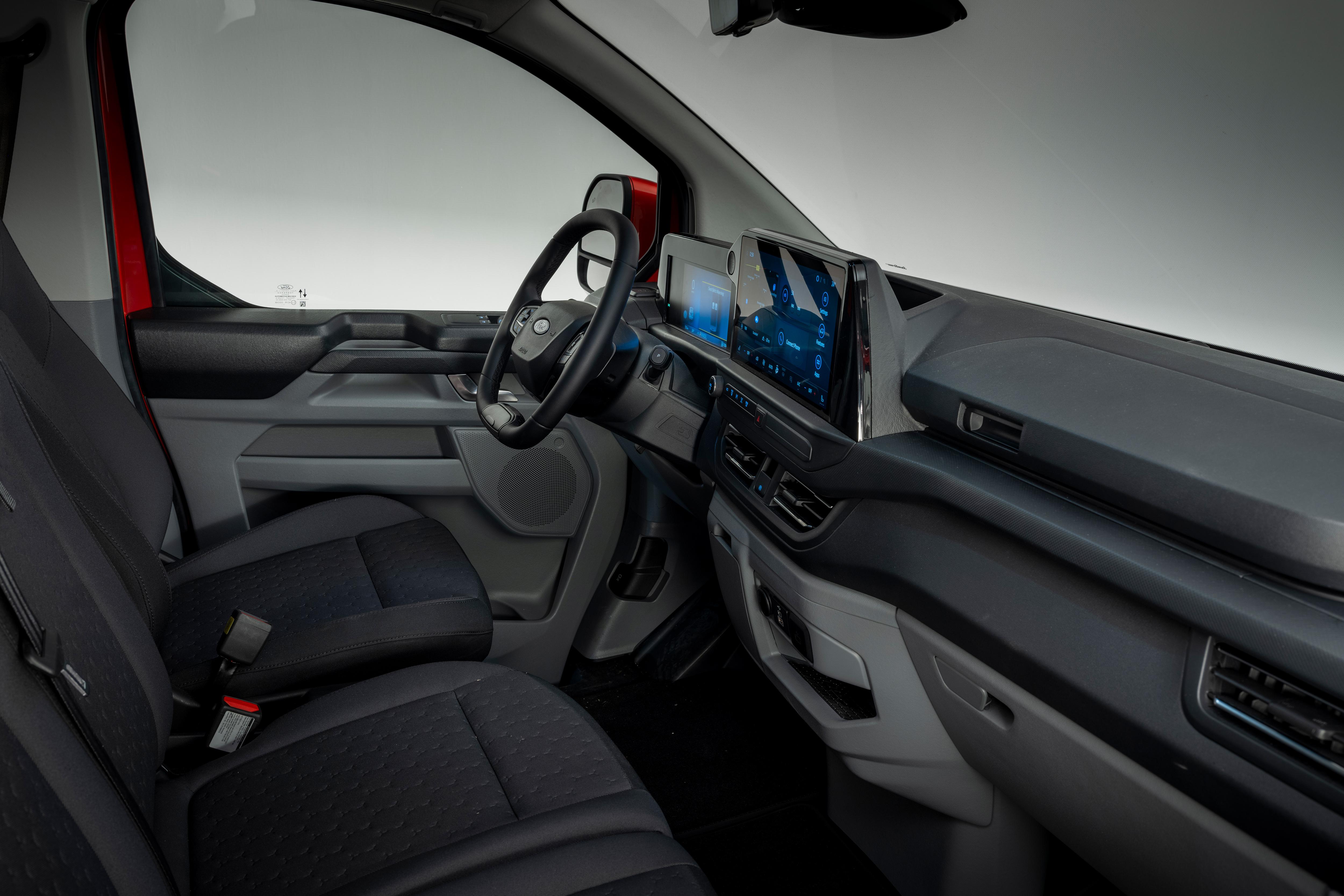 2024 Ford Transit Custom diesel van revealed with a steering wheel
