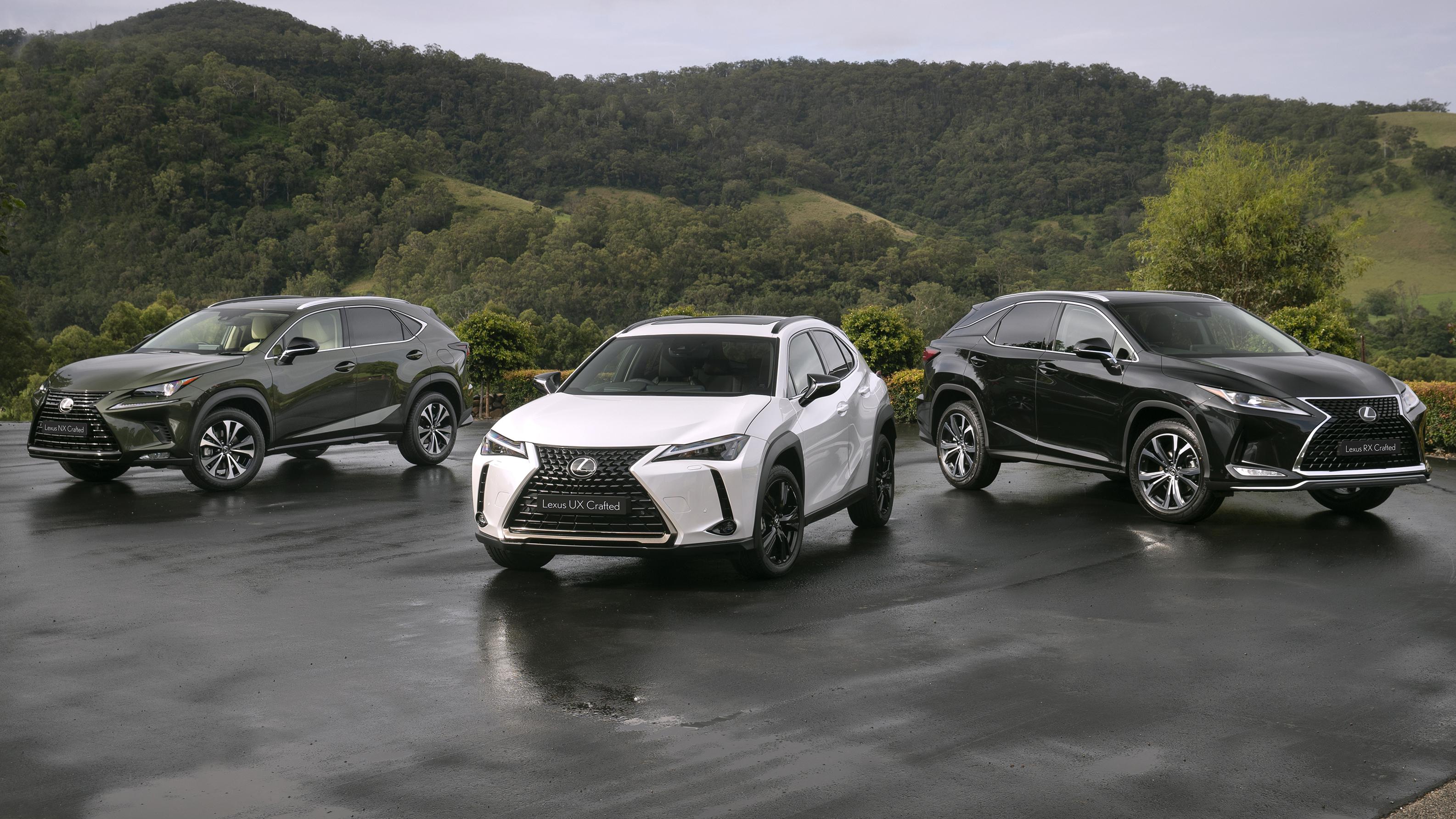 Lexus UX, NX and RX Crafted Edition prices | CarExpert