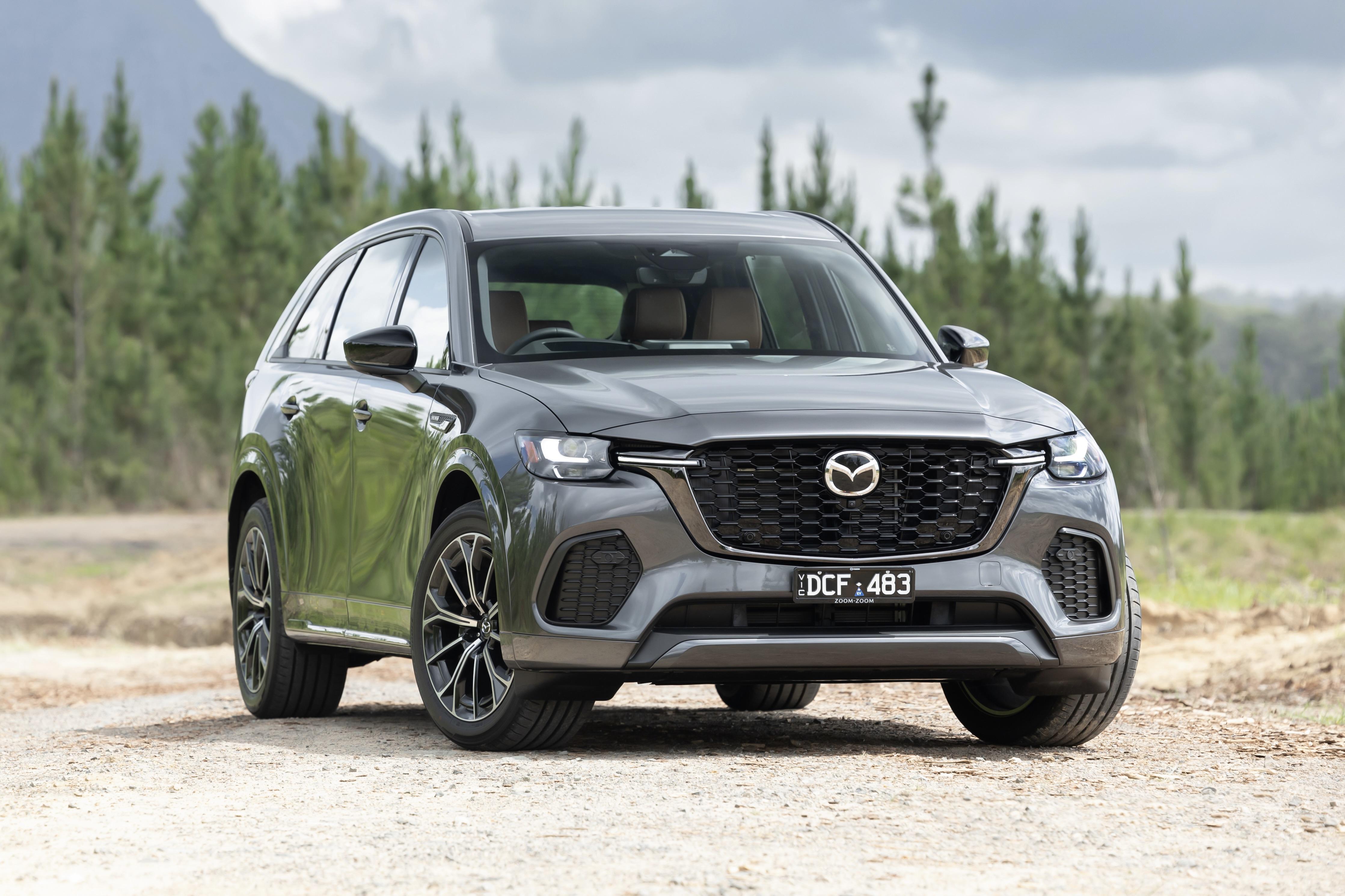 The Mazda CX-70, now dropped from the US range for 2027 but still on sale in Australia