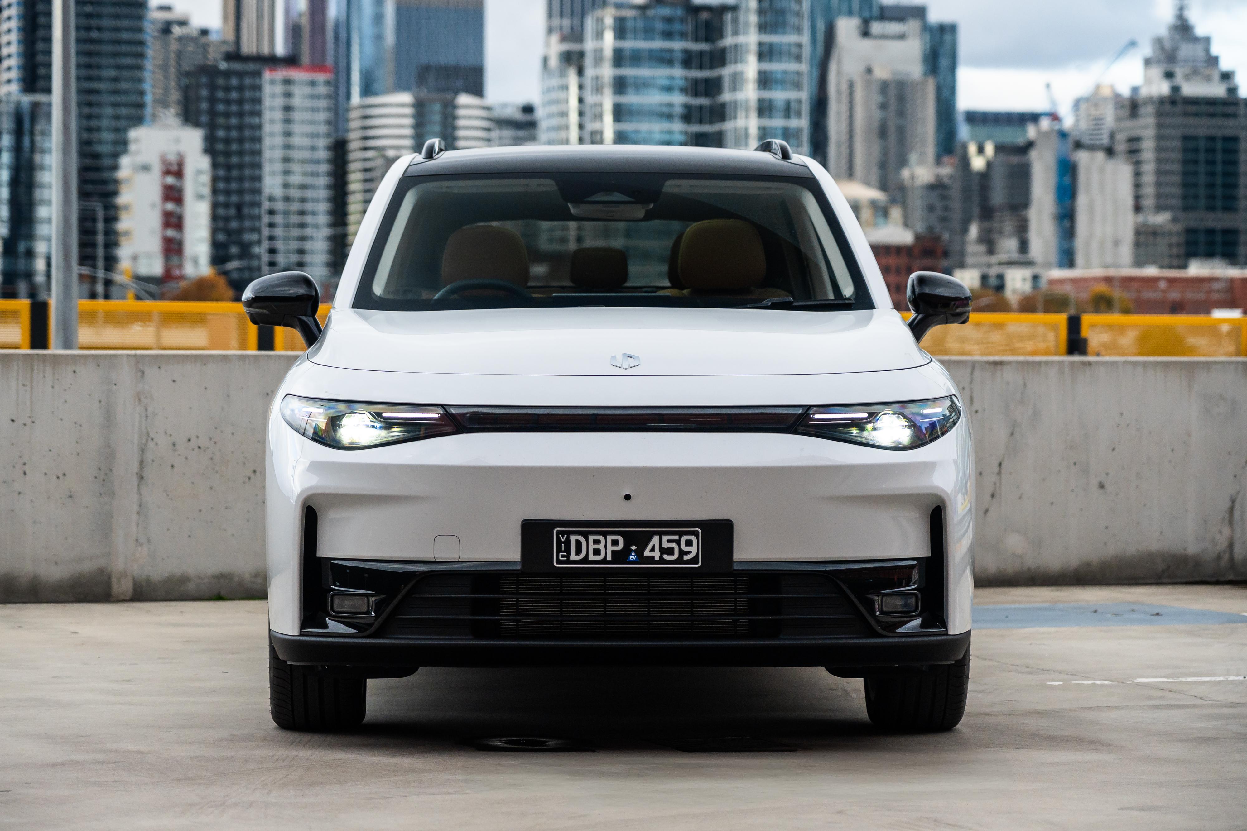 The Leapmotor SUV sold in Australia, still fitted with Dahua cameras