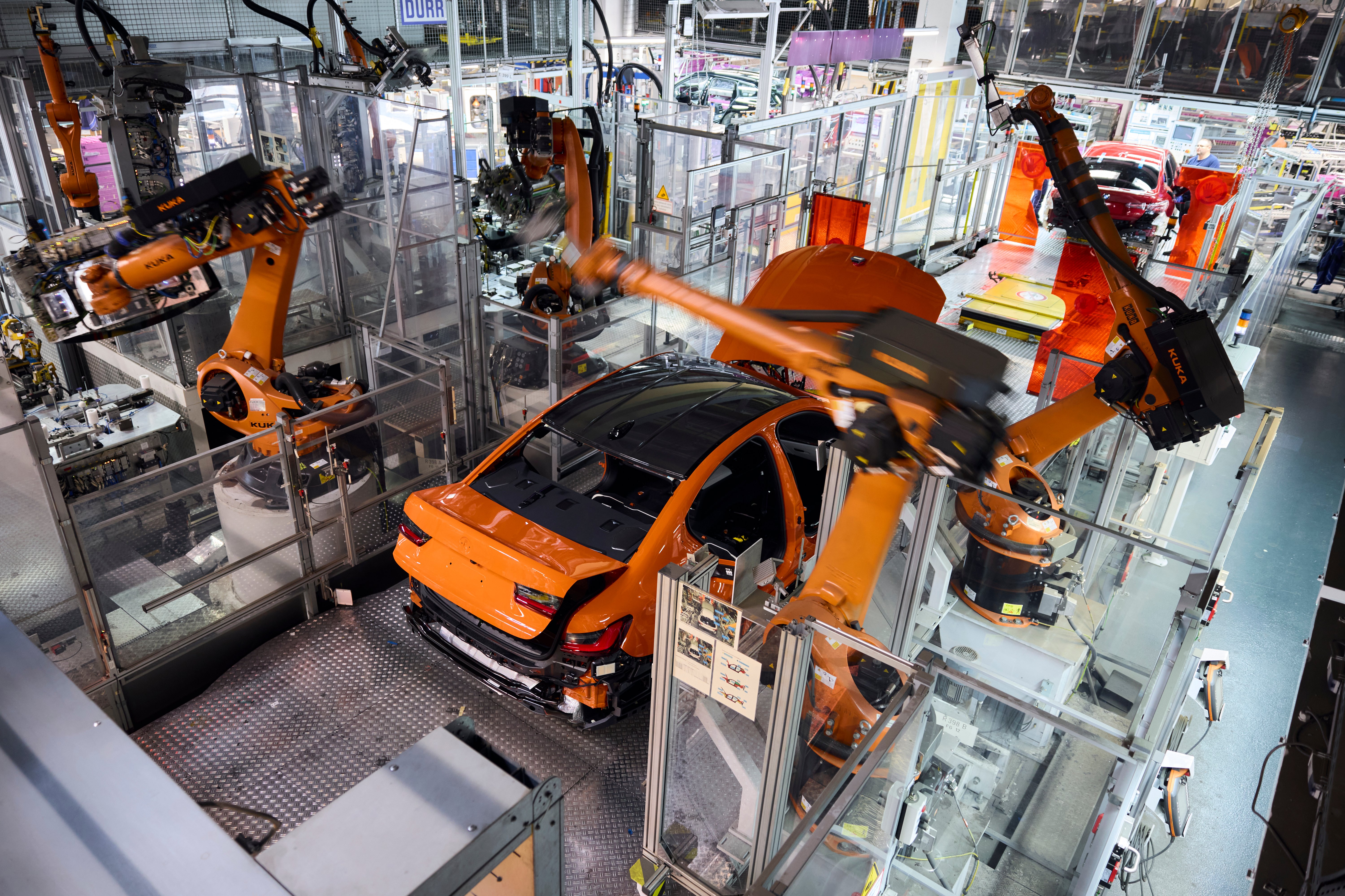 Robotic assembly at Munich as the millionth M nears completion