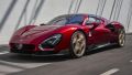 Alfa Romeo 33 Stradale supercar unveiled with V6 and EV options