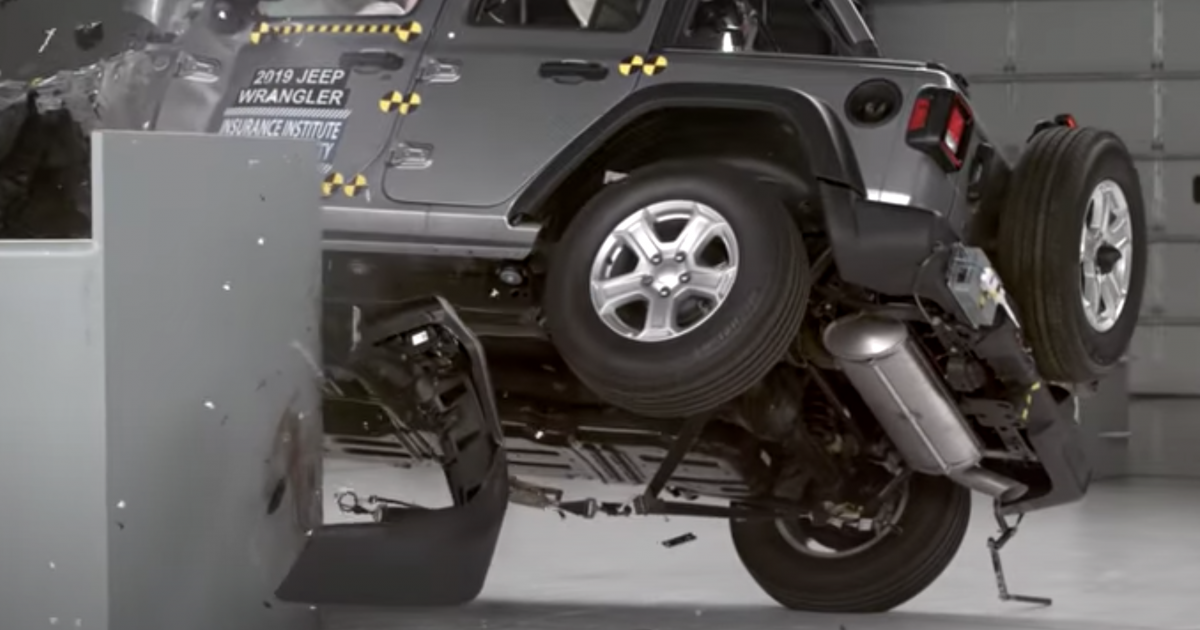 Jeep Wrangler tips in American crash testing | CarExpert