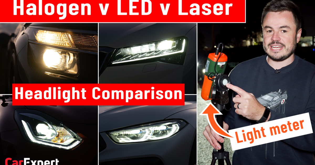 Halogen v LED v LED v laser: compared and tested |