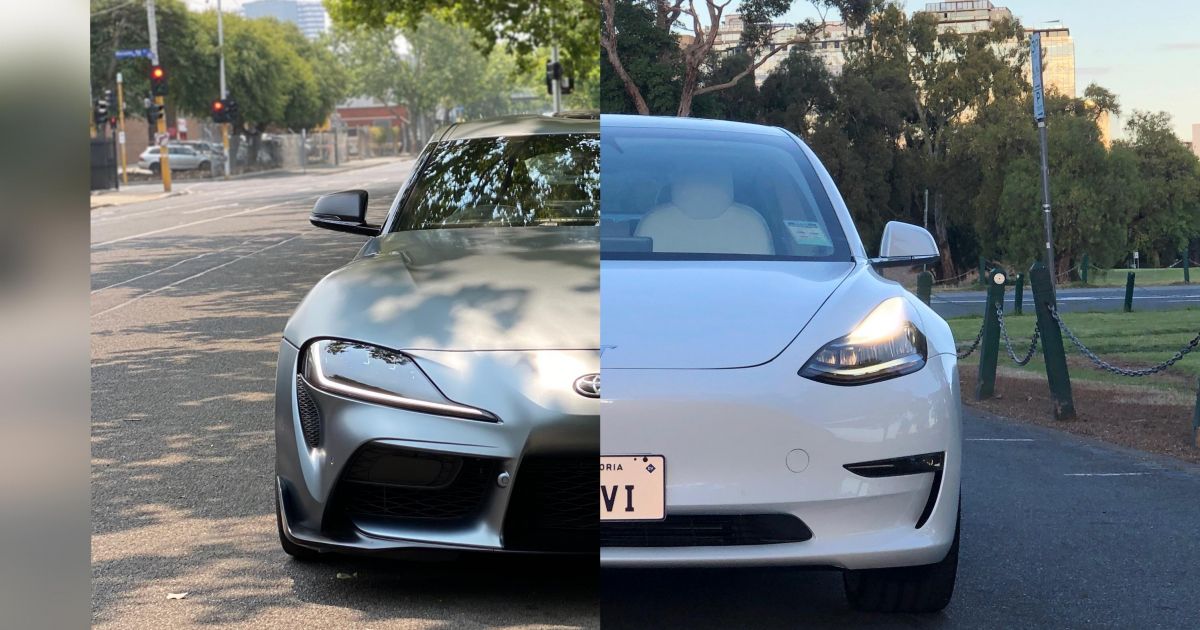 tesla v toyota a tale of two resale values model 3 performance supra