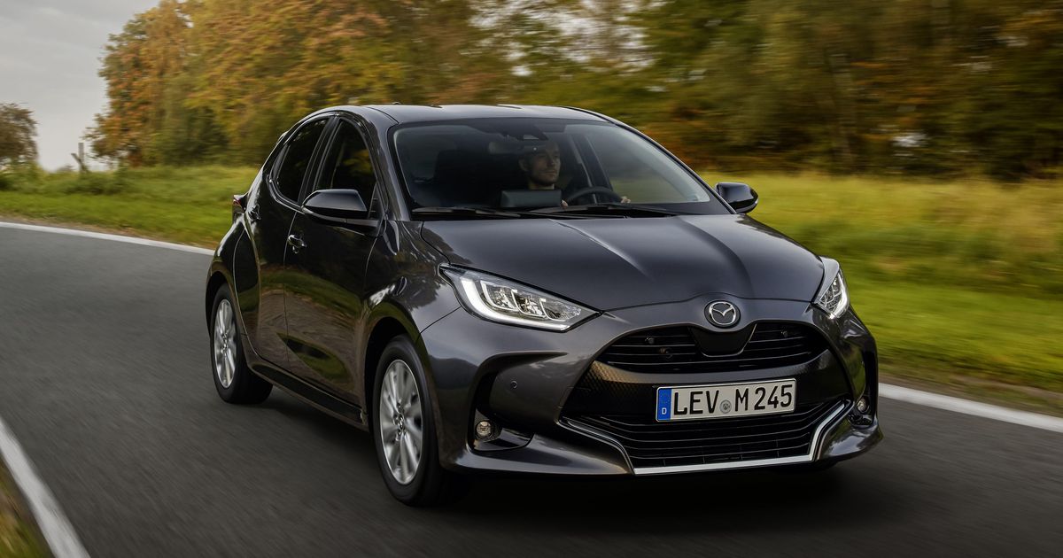 2022 Mazda 2 Hybrid: Rebadged Toyota Yaris debuts in Europe | CarExpert
