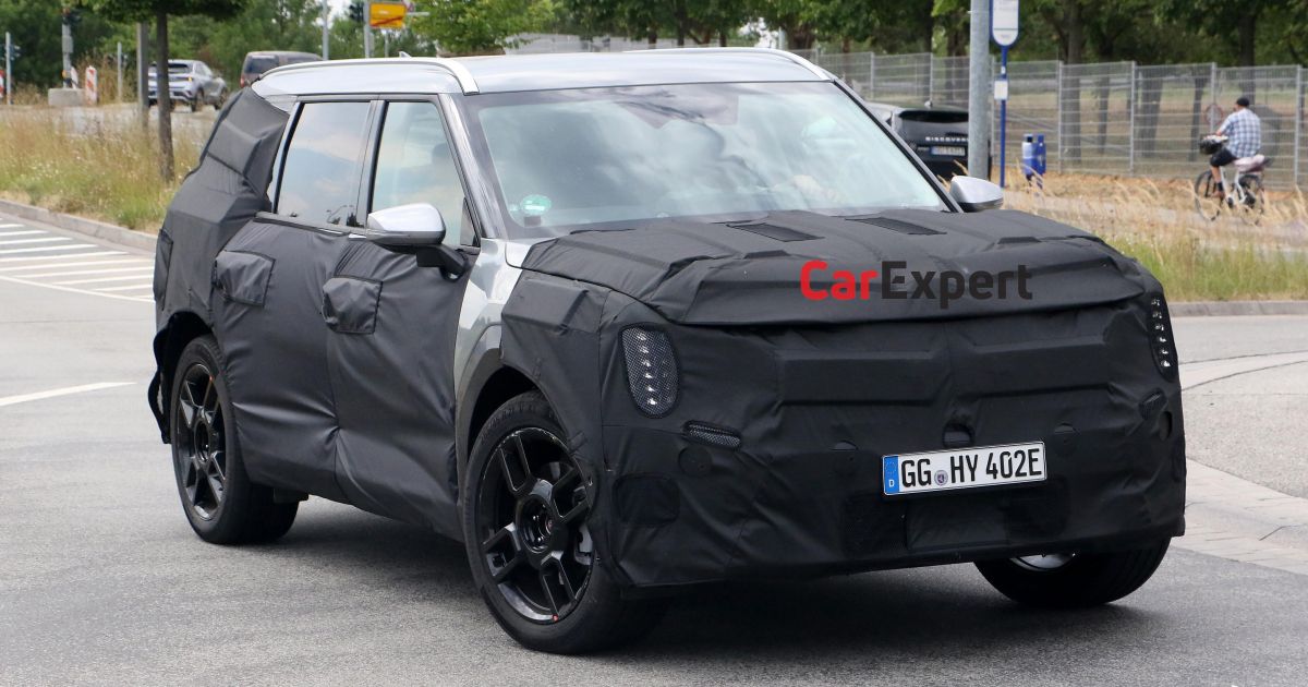 2023 Kia Ev9 Electric Suv Spied For The First Time 