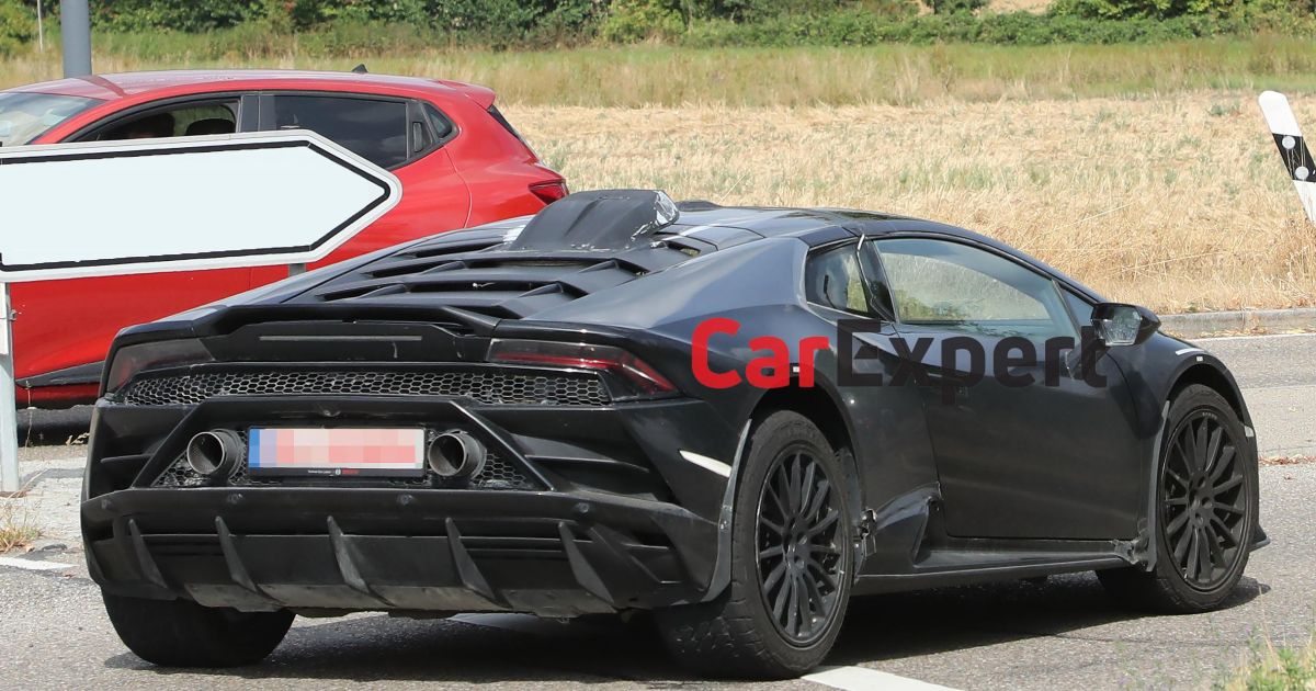 2023 Huracan Sterrato highrider spied again Motoring