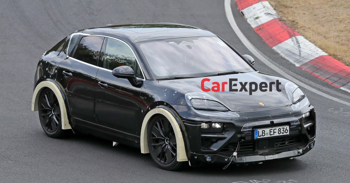 2024 Porsche Macan EV spied at the Nurburgring | CarExpert