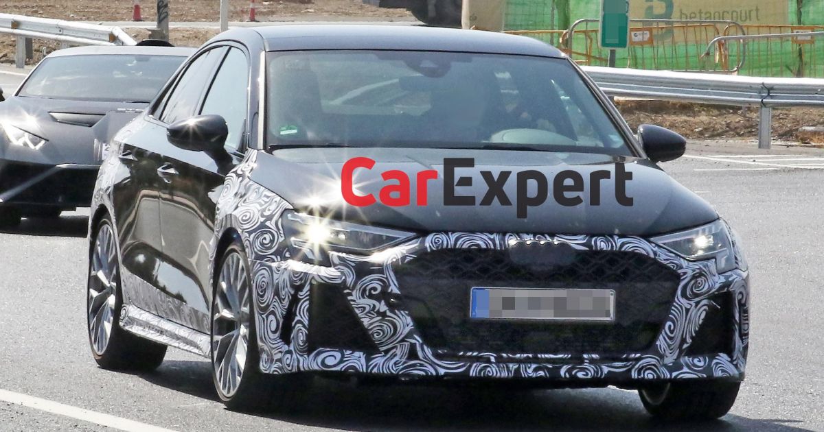 2024 Audi S3 Sportback Spied Hiding Facelift During Nürburgring Test