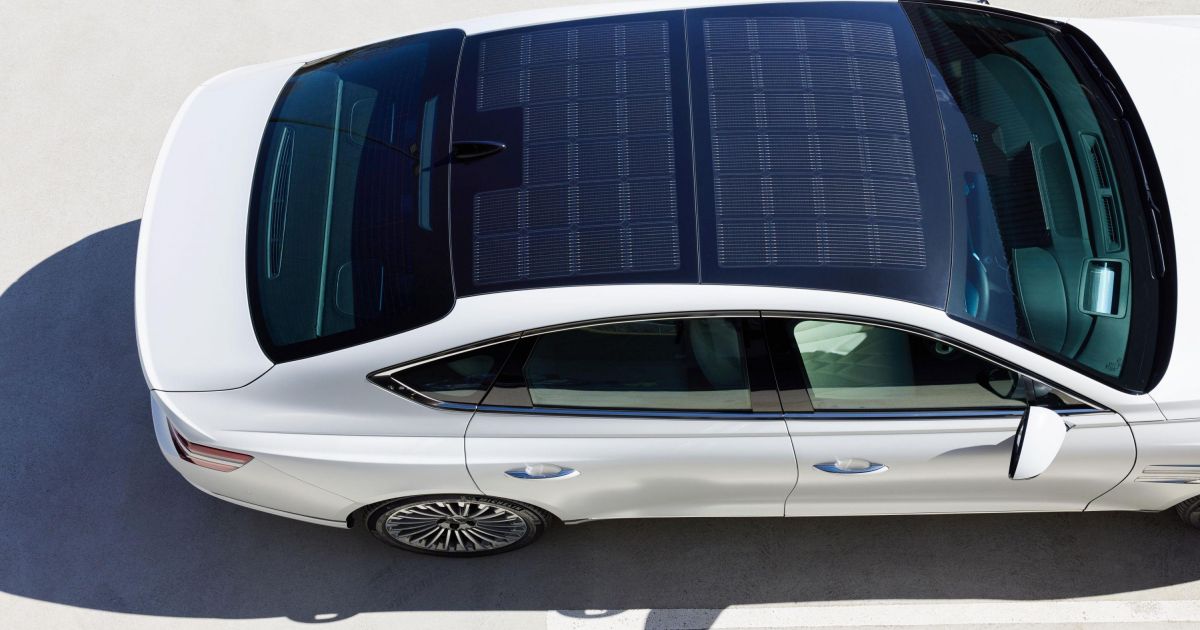 Hyundai deals solar car