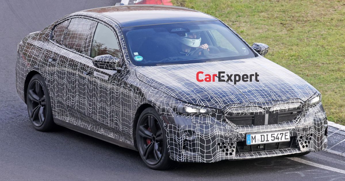 2024 BMW i5 EV spied at the Nürburgring CarExpert