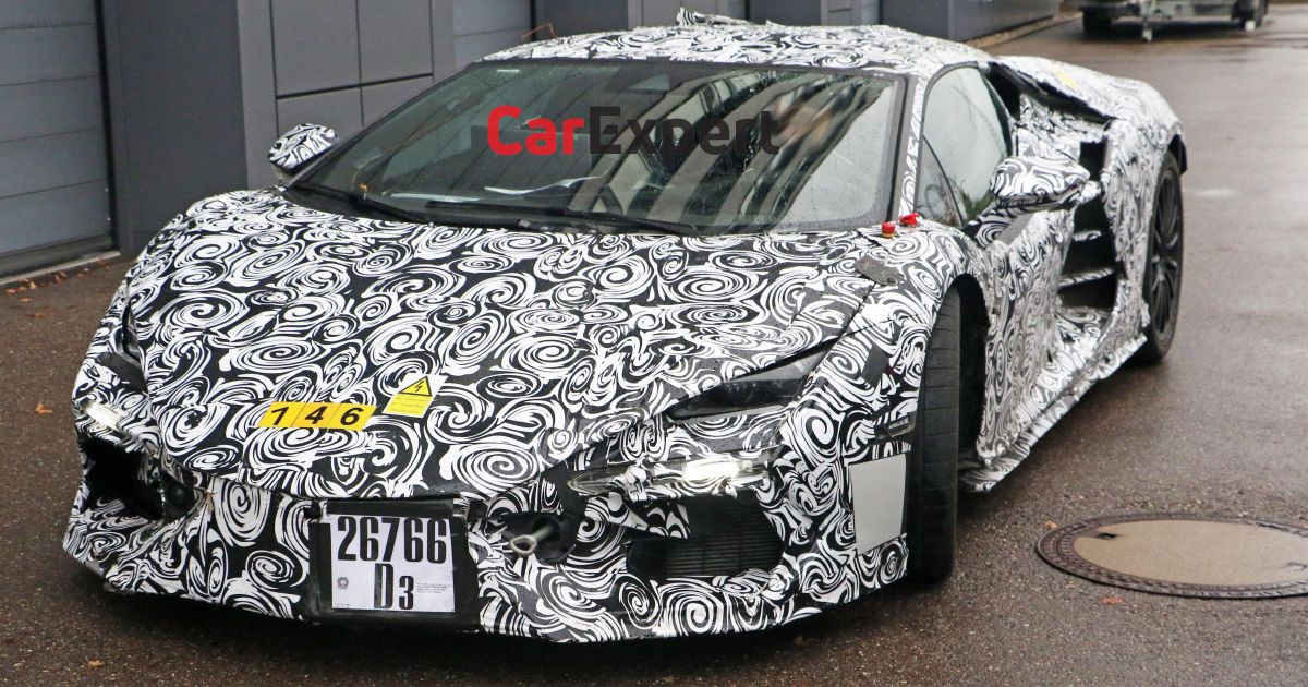 Lamborghini Aventador Successor Hybrid Supercar Spied Carexpert 7481