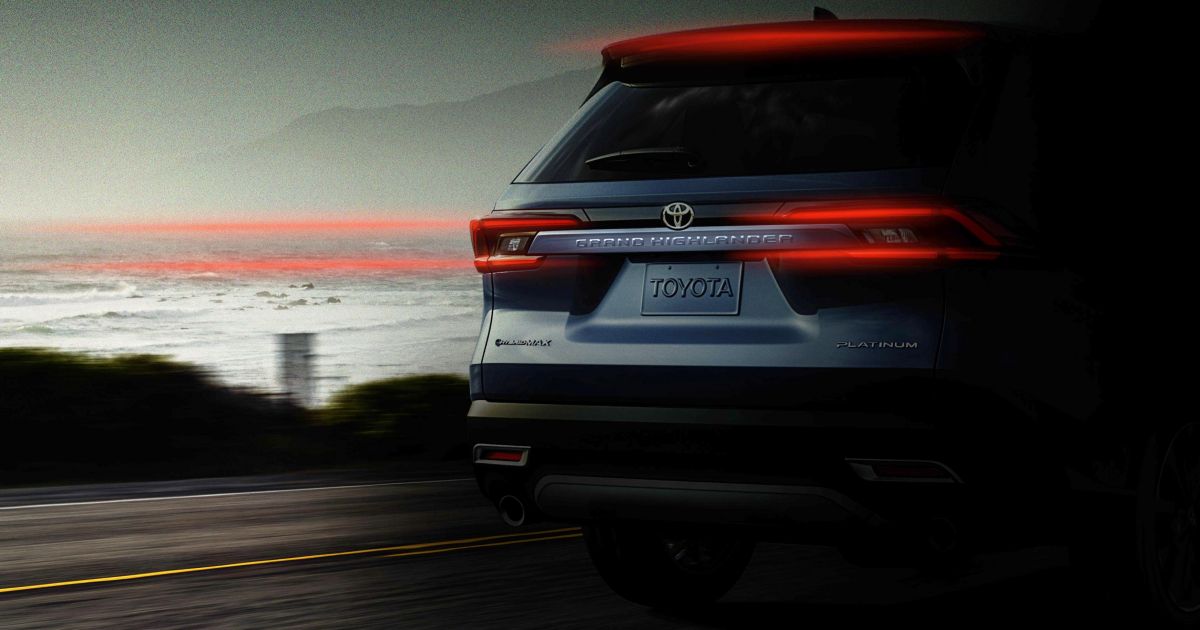Toyota Grand Highlander teased with new Hybrid Max drivetrain