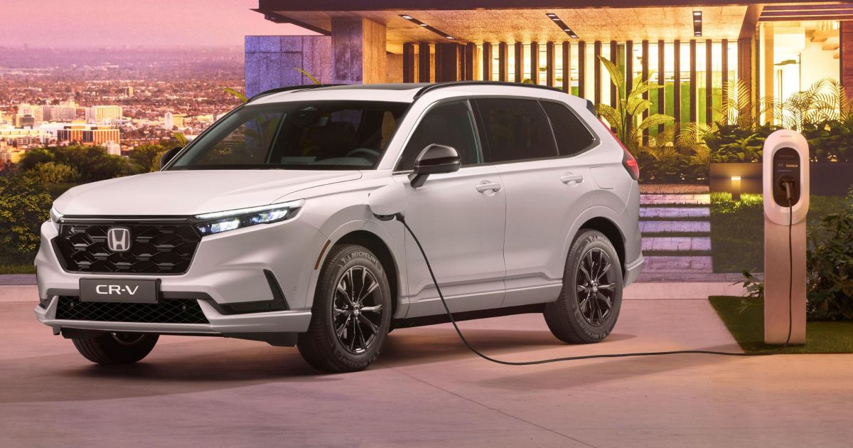 Honda CRV plugin hybrid unveiled in Europe