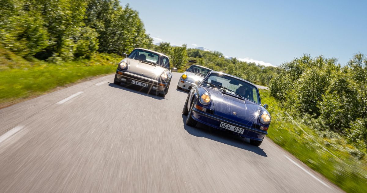 Blitzing by way of Scandinavia in a fleet of traditional Porsches