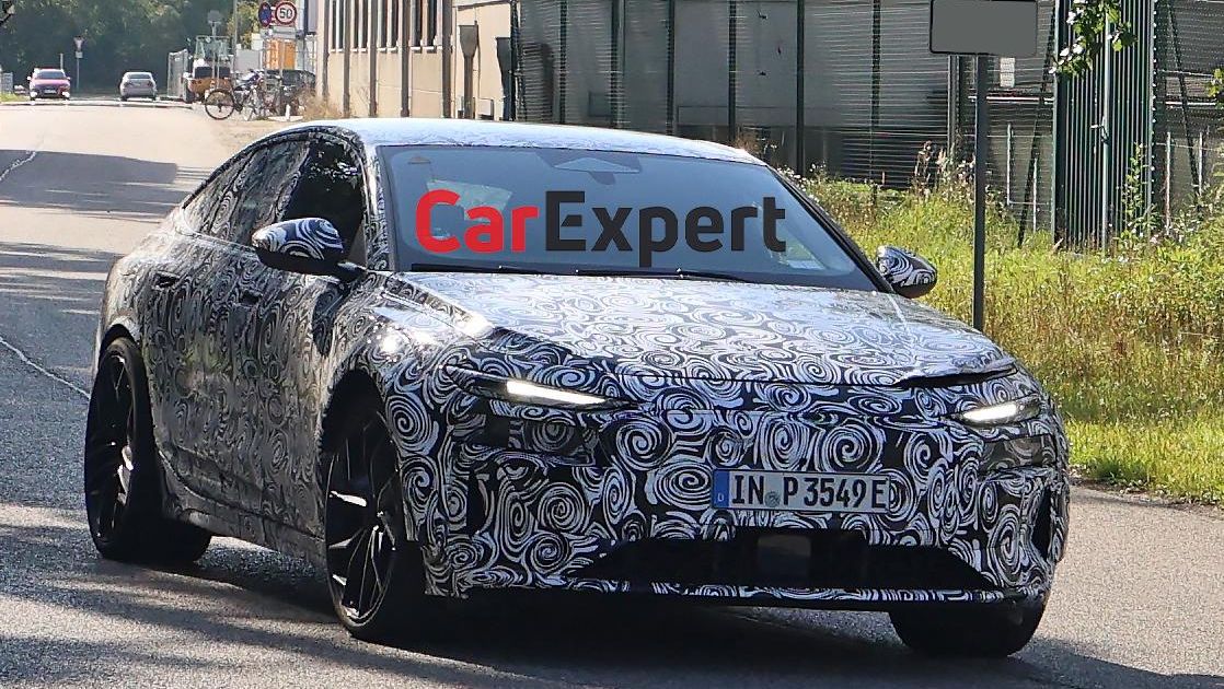 Audi’s RS6 e-tron tremendous sedan snapped