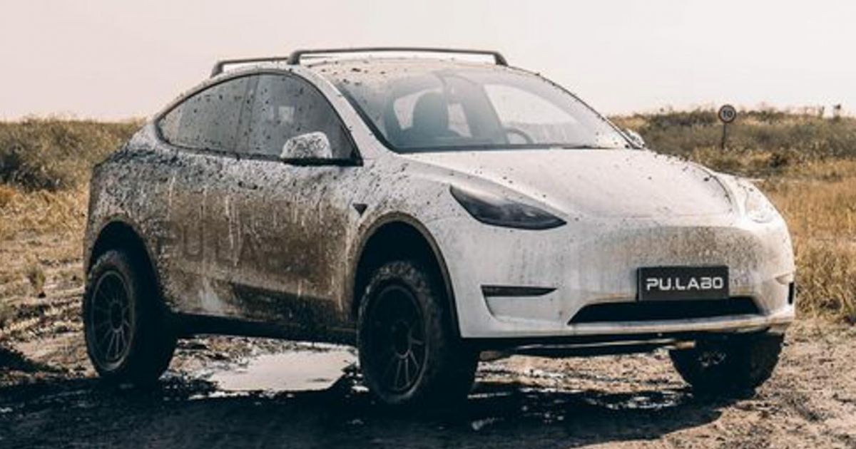 Want to take your Tesla Model Y off-roading? Check out this lift kit