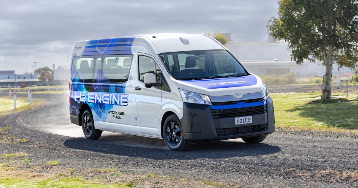 Hydrogen Toyota HiAce makes global debut in Australia