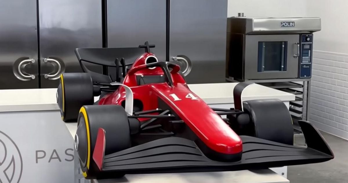 Masterchef’s Amaury Guichon recreates F1 car out of chocolate