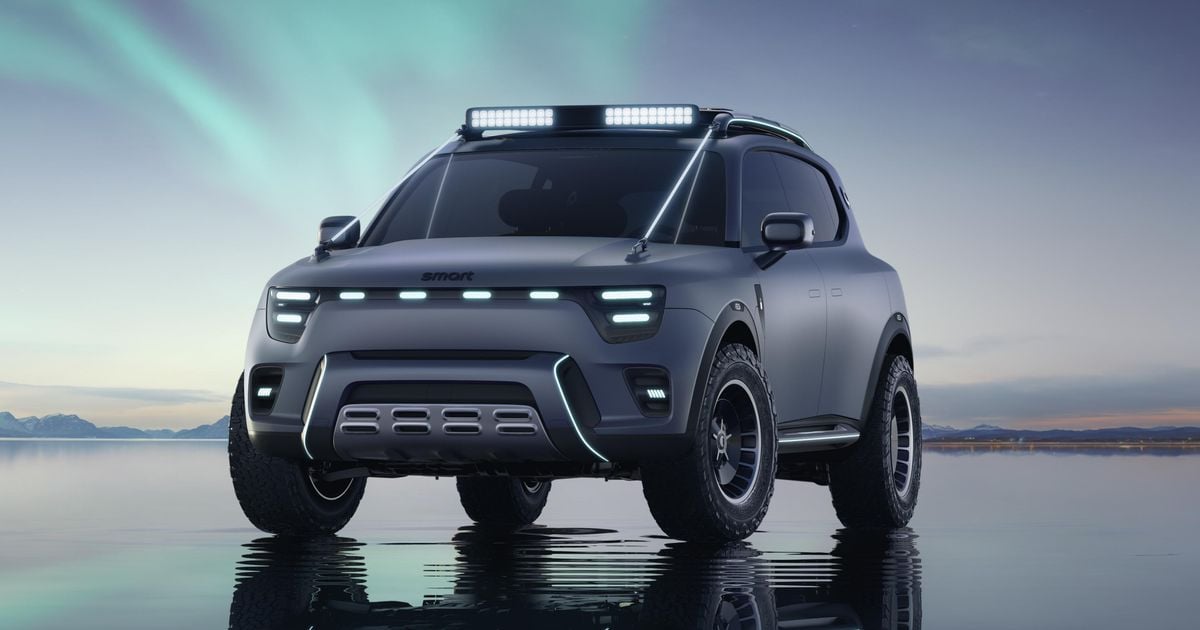 Off-road concept previews largest Smart ever