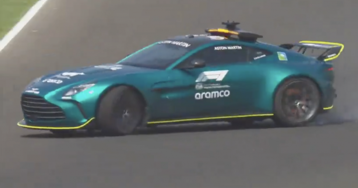 Aston Martin F1 safety car crash caught on camera | CarExpert