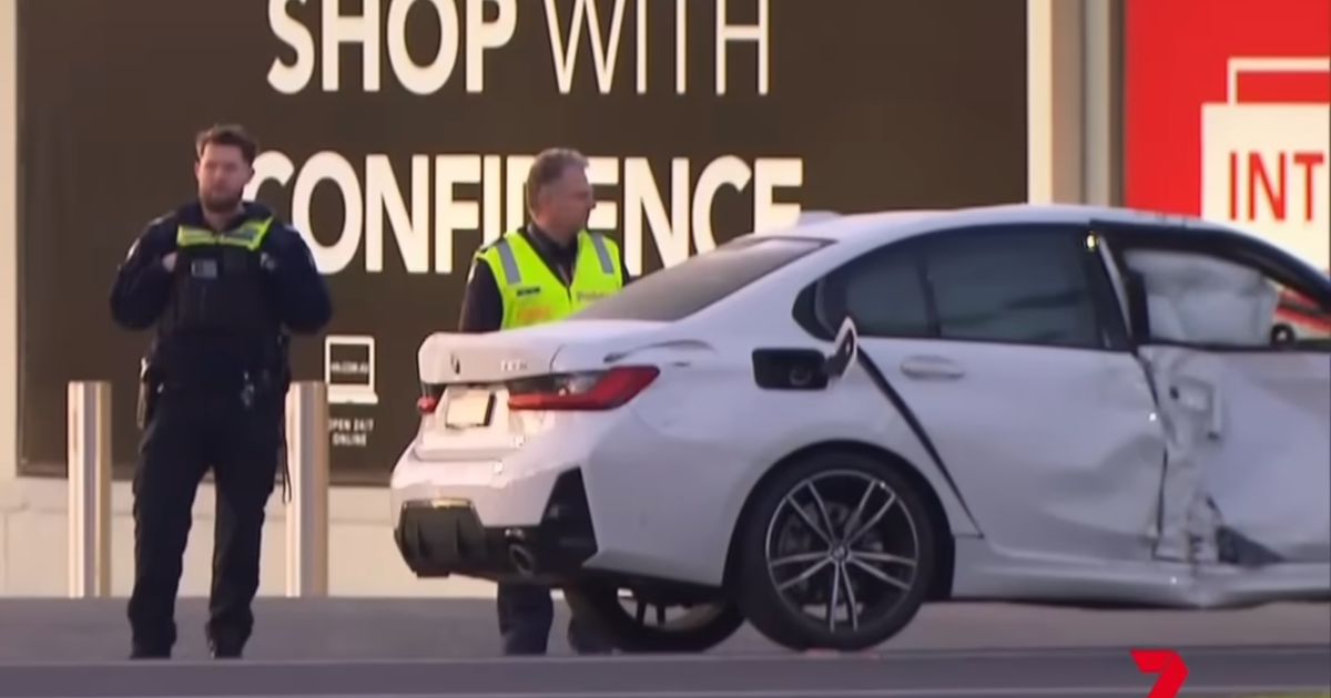 Melbourne manhunt underway for car thief after motorcyclist killed in hit-and-run
