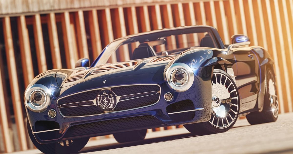 Classic Mercedes-Benz SL tribute has a face its mother might not love