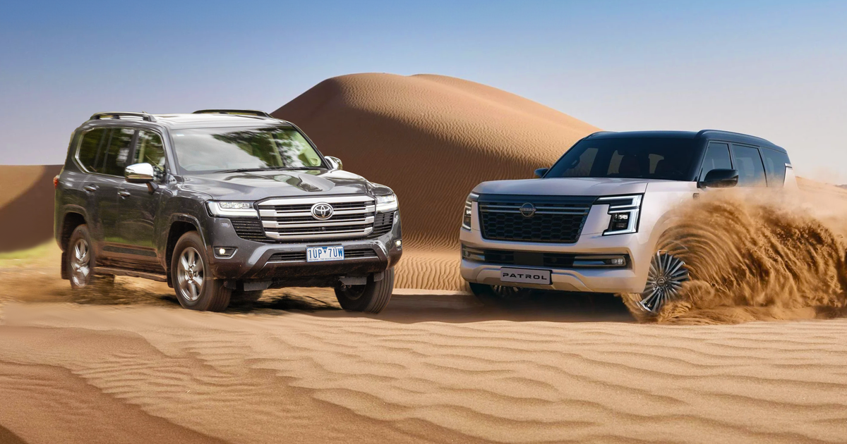 2025 Nissan Patrol vs Toyota LandCruiser 300 Series comparison