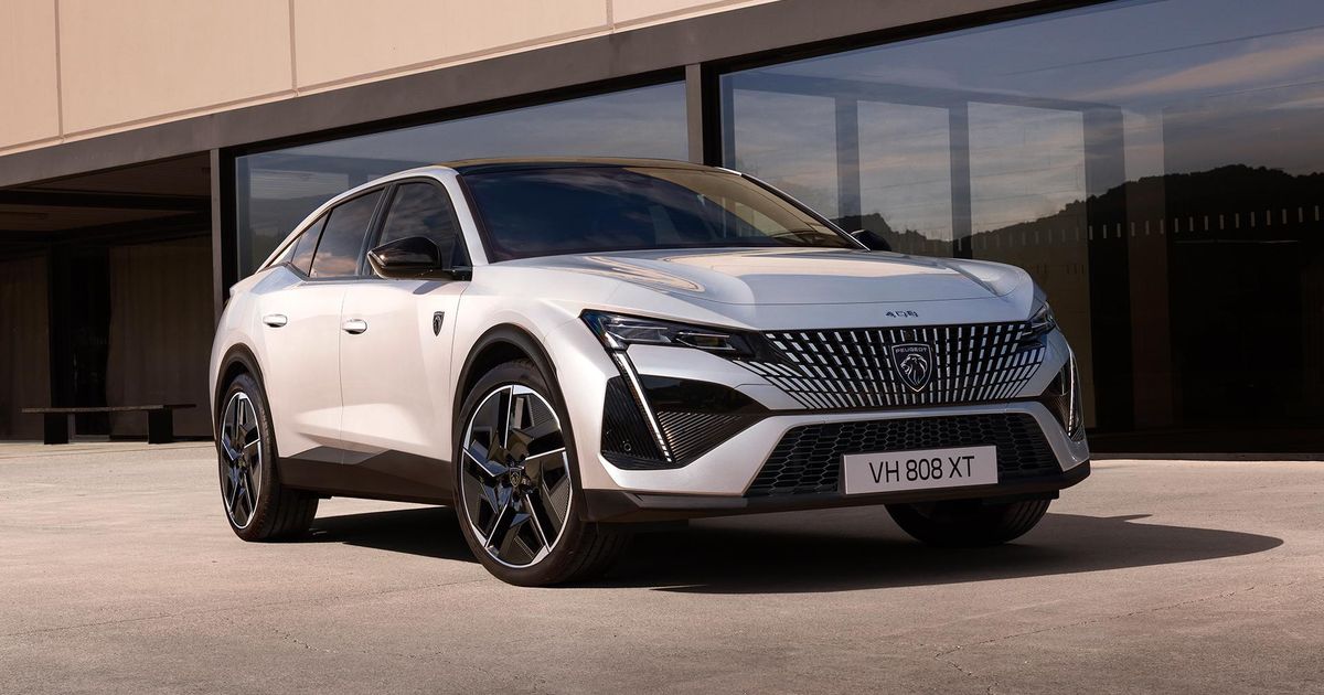 Peugeot E-408: Funky electric coupe SUV revealed