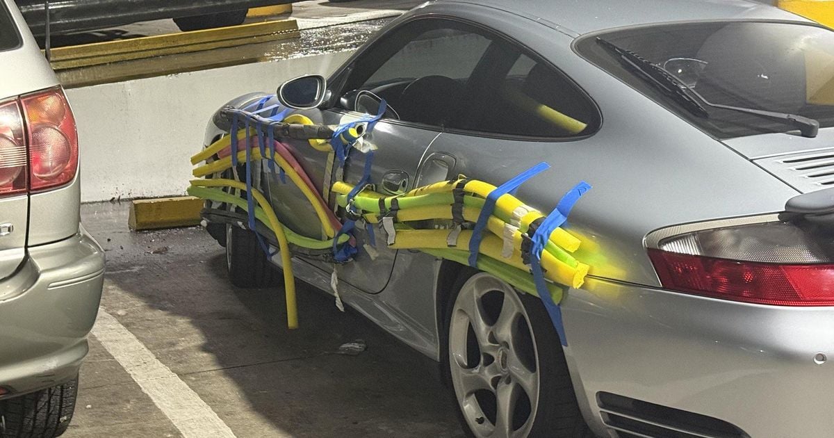 Florida residents take desperate measures to protect supercars from Hurricane Milton