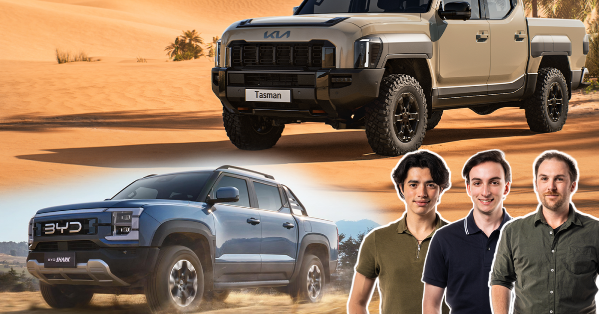 Podcast Kia Tasman, BYD Shark, DMax Blade plus the cheapest EVs in