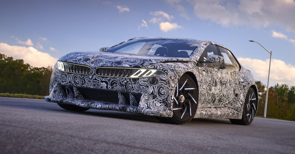 Electric BMW M3 previewed with Vision Driving Experience concept