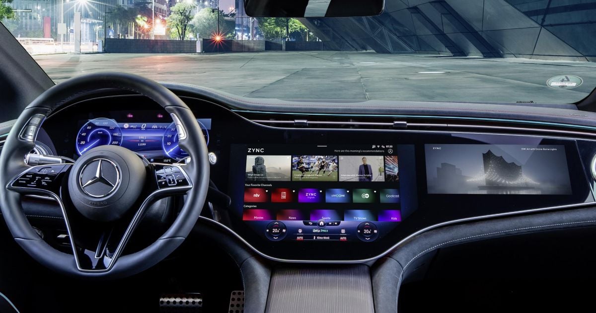 “Screens are not luxury”, says luxury car brand that makes massive screens