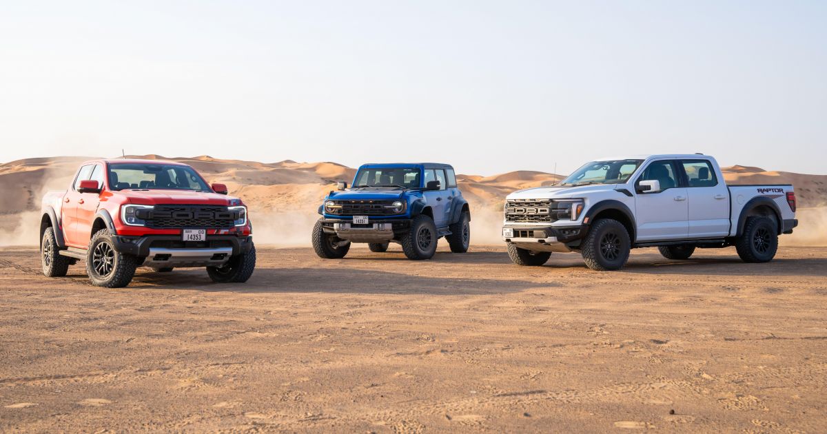 2025 Ford Ranger Raptor vs F-150 Raptor vs Bronco Raptor comparison