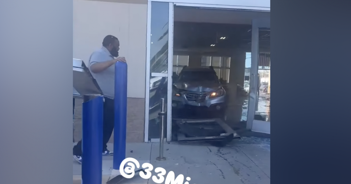 Another Subaru Outback driver intentionally crashes into a dealership