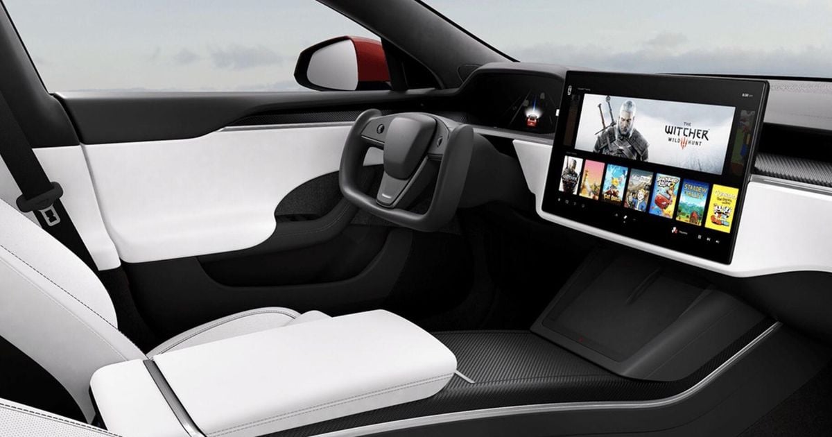 Tesla Stering Less Car Tesla must be yoking! Wild steering setup now costs extra | CarExpert