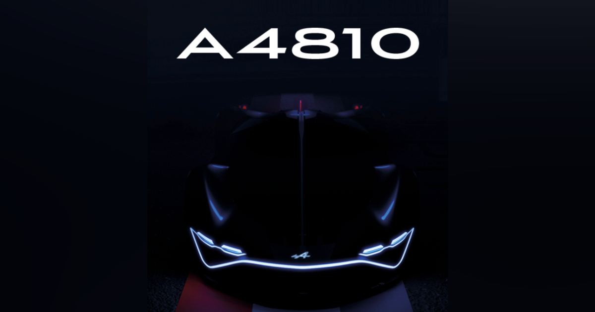 Alpine A4810 hydrogen concept teased, designed by IED | CarExpert