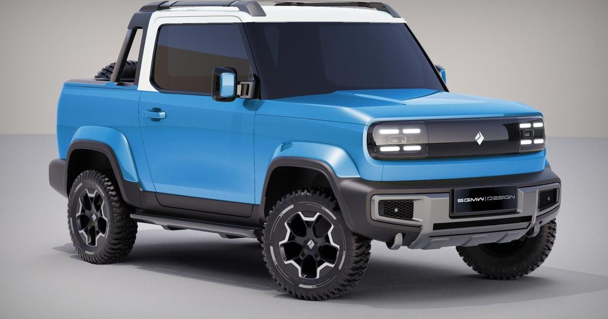Meet GM's tiny new electric ute for China