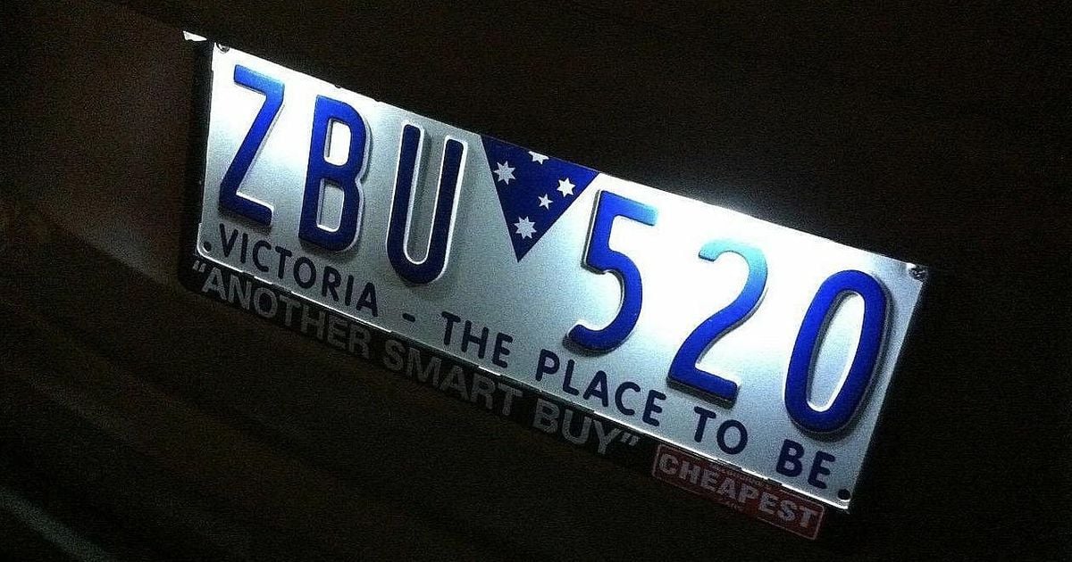Victoria vehicle registration plates